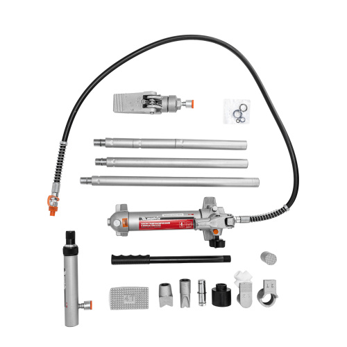 Растяжка гидравлическая, 4 т, набор из 17 предметов, 7 сменных насадок, в пластиковом кейсе Matrix по ценам производителя в Москве с доставкой по всей России