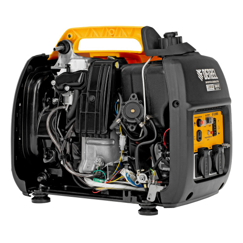Генератор инверторный GT-2200iS, 2.2 кВт, 230 В, бак 4 л, закрытый корпус, ручной старт Denzel по ценам производителя в Москве с доставкой по всей России