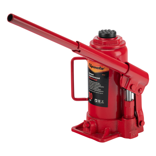 Домкрат гидравлический бутылочный, 10 т, h подъема 200-385 мм Sparta по ценам производителя в Москве с доставкой по всей России