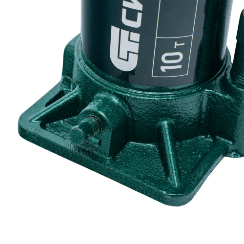 Домкрат гидравлический бутылочный, 10 т, 190-370 мм Сибртех по ценам производителя в Москве с доставкой по всей России