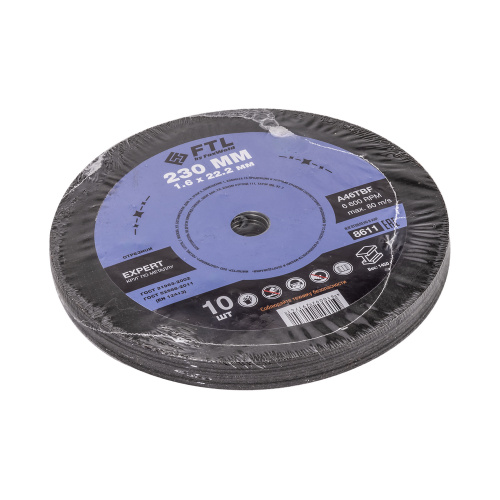 Круг отрезной по металлу FTL Expert 230 х 1,6 х 22,2 мм A46TBF по ценам производителя в Москве с доставкой по всей России