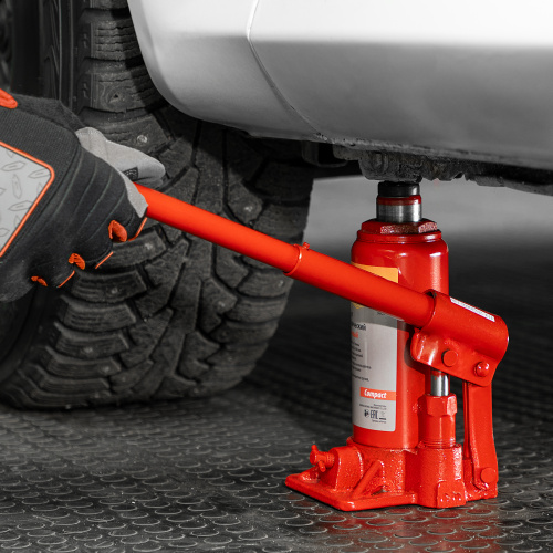 Домкрат гидравлический бутылочный 5 т, h подъема 180-340 мм Sparta Compact по ценам производителя в Москве с доставкой по всей России