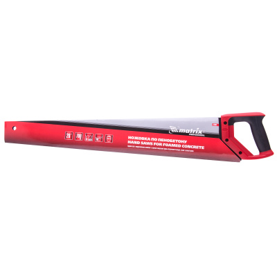 Ножовка по пенобетону, 700 мм, защитное покрытие, твердосплавные напайки на зубья, двухкомпонентная рукоятка Matrix по ценам производителя в Москве с доставкой по всей России