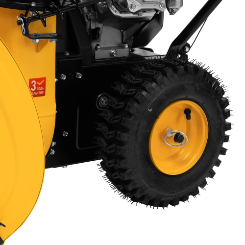 Бензиновая снегоуборочная машина SBM 610, 212 cc, ручной старт, фара Denzel по ценам производителя в Москве с доставкой по всей России