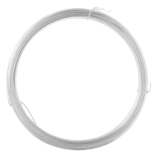 Проволока стальная 50 м, оцинкованная, термообработанная 1 мм Сибртех по ценам производителя в Москве с доставкой по всей России