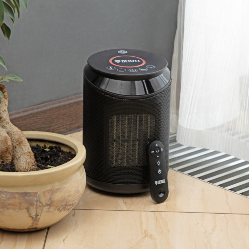 Тепловентилятор электрический керамический DTFC-2000, пульт, 3 режима, вентилятор, нагрев 1000/2000 Вт Denzel по ценам производителя в Москве с доставкой по всей России