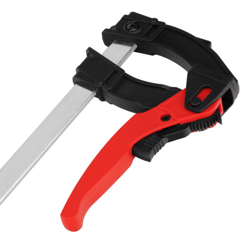 Струбцина реечная быстрозажимная, пластиковый корпус рычажно-храповой механизм, 300 х 90 х 390 мм, штанга 5 х 20 мм Matrix по ценам производителя в Москве с доставкой по всей России