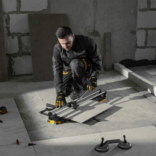 Плиткорез 800х14мм, цельнометал. напр., каретка на подш., стальная станина, рукоятка-пенал Denzel по ценам производителя в Москве с доставкой по всей России