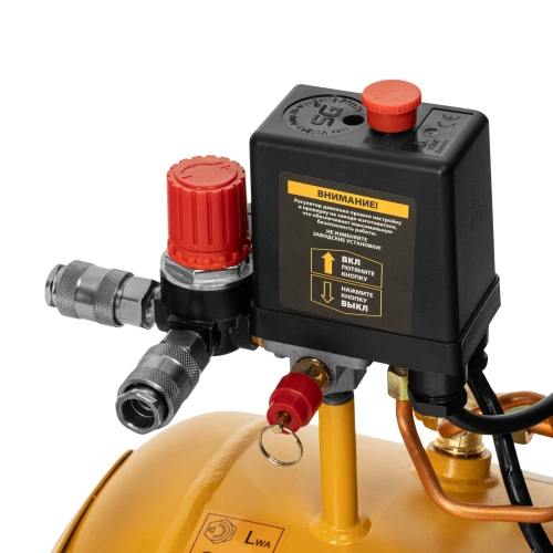 Компрессор воздушный, прямой привод DC1500/50, 1.5 кВт, 50 литров, 220 л/мин Denzel по ценам производителя в Москве с доставкой по всей России