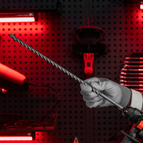 Бур по бетону, 12 x 400 мм, SDS PLUS c крестовой пластиной MATRIX по ценам производителя в Москве с доставкой по всей России