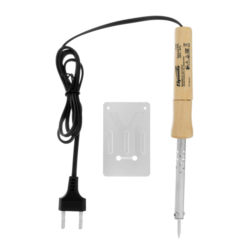 Паяльник с ручкой из дерева, 40 Вт, 220 В Sparta по ценам производителя в Москве с доставкой по всей России