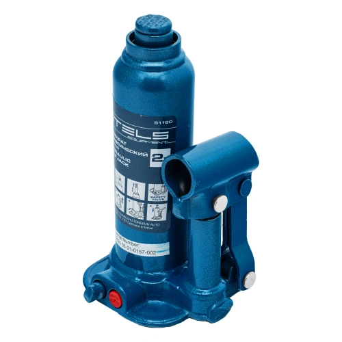 Домкрат гидравлический бутылочный, 2 т, h подъема 178-338 мм Stels по ценам производителя в Москве с доставкой по всей России