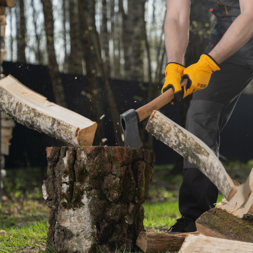 Топор кованый, 900 г, американский тип, буковая рукоятка, 430мм, EFP Denzel по ценам производителя в Москве с доставкой по всей России