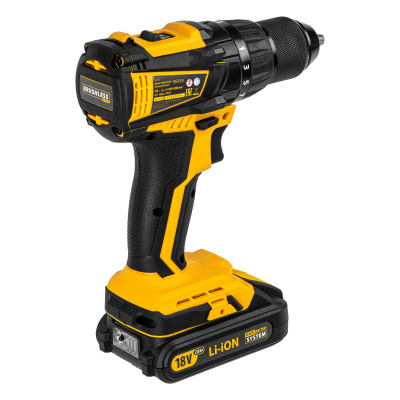 Дрель-шуруповерт аккумуляторная, бесщет. BLDL-IB-18-02, Li-Ion, 18 В, 2 акк. Denzel по ценам производителя в Москве с доставкой по всей России