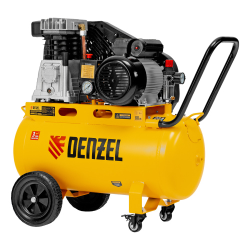 Компрессор воздушный рем. привод BCI 2100/50, 2,1 кВт, 50 литров, 400 л/мин Denzel по ценам производителя в Москве с доставкой по всей России