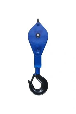 Блок монтажный двухрольный с крюком TOR 1 т (T)
