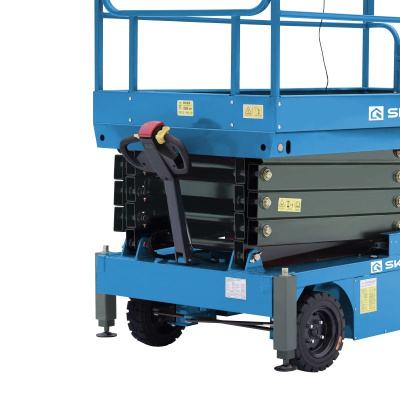 Подъемник самоходный электрический ножничный ведомый SKYER SPF0905 по ценам производителя в Москве с доставкой по всей России