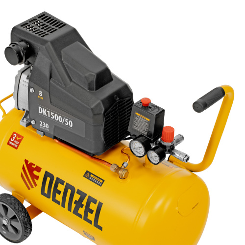 Компрессор воздушный DK1500/50, Х-PRO 1.5 кВт, 230 л/мин, 50 л Denzel по ценам производителя в Москве с доставкой по всей России