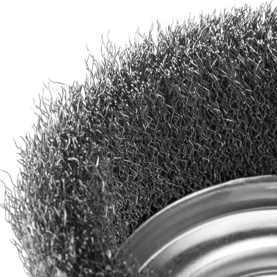 Щетка для УШМ, 125 мм, М14, "чашка", витая проволока Сибртех по ценам производителя в Москве с доставкой по всей России