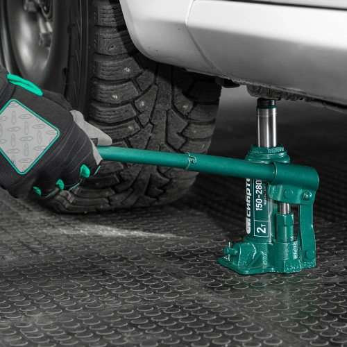 Домкрат гидравлический бутылочный, 2 т, 150-280 мм, в пласт. кейсе Сибртех по ценам производителя в Москве с доставкой по всей России