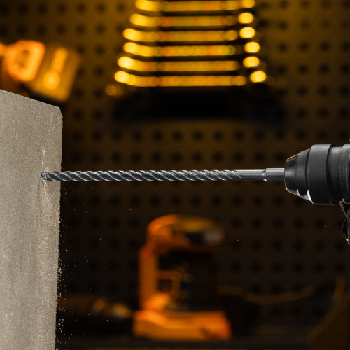 Бур по бетону, цельная крестовая пластина, 10x315 мм, SDS PLUS Denzel по ценам производителя в Москве с доставкой по всей России