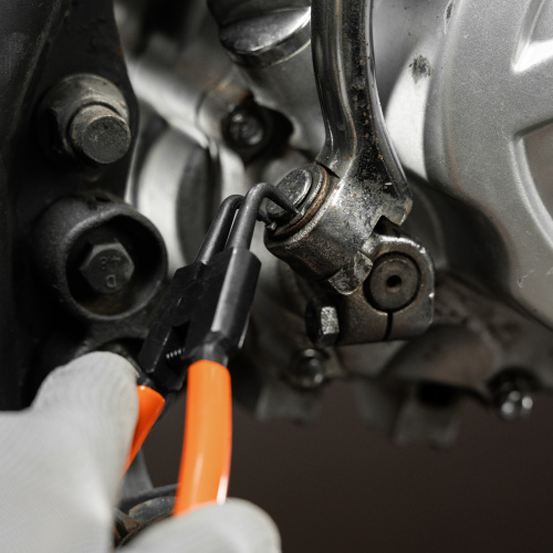 Съемник, 150 мм, для внешних стопорных колец, изогнутые губки (разжим) Sparta по ценам производителя в Москве с доставкой по всей России