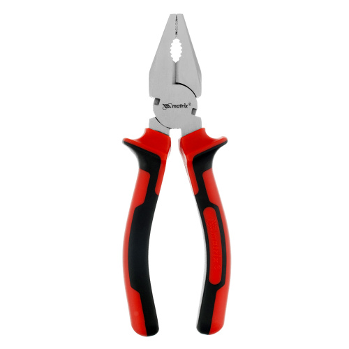 Плоскогубцы Nickel, 160 мм, никелированные, двухкомпонентные рукоятки Matrix по ценам производителя в Москве с доставкой по всей России