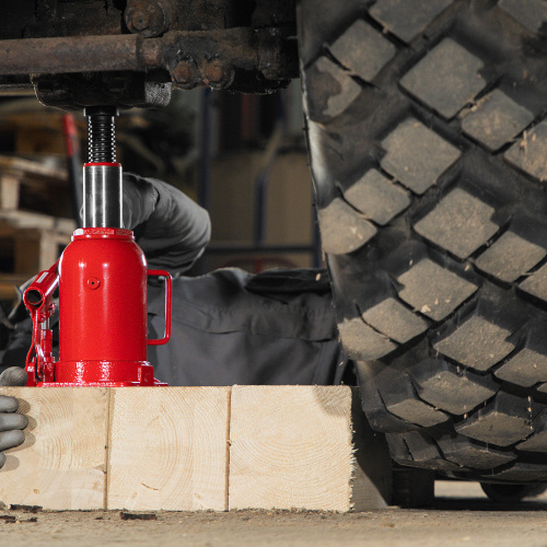 Домкрат гидравлический бутылочный 20 т, h подъема 215-405 мм Sparta Compact по ценам производителя в Москве с доставкой по всей России