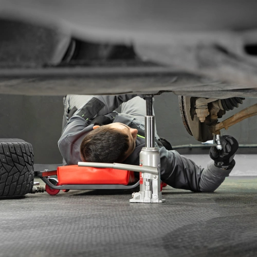 Домкрат гидравлический бутылочный, 5 т, h подъема 197-382 мм Matrix по ценам производителя в Москве с доставкой по всей России