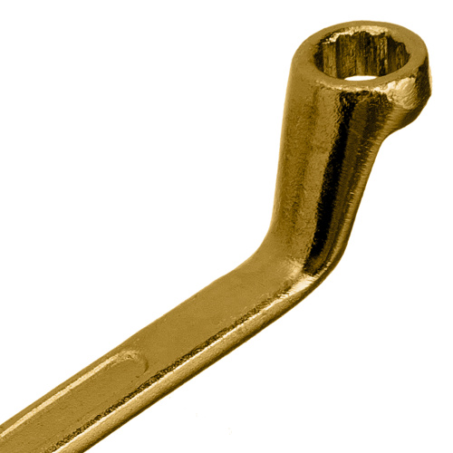 Ключ накидной, 10 х 11 мм, желтый цинк Сибртех по ценам производителя в Москве с доставкой по всей России