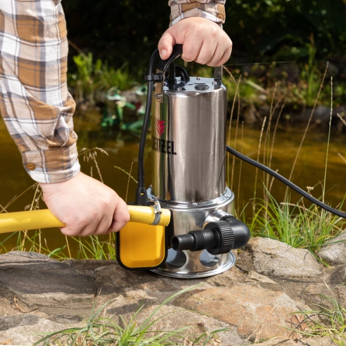 Дренажный насос DP1100X, 1100 Вт, подъем 11 м, 15500 л/ч Denzel по ценам производителя в Москве с доставкой по всей России