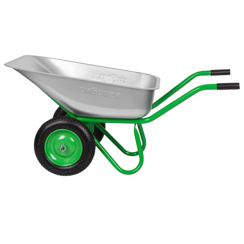 Тачка садово-строительная 2-х колесная, грузоподъемность 230 кг, объем 90 л Сибртех по ценам производителя в Москве с доставкой по всей России