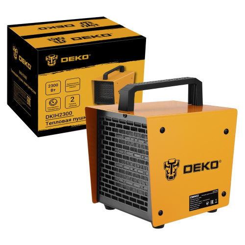 Тепловая пушка электрическая DEKO DKIH2300, 2300Вт по ценам производителя в Москве с доставкой по всей России