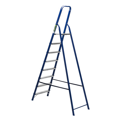 Стремянка, 8 ступеней, стальная, Сибртех по ценам производителя в Москве с доставкой по всей России