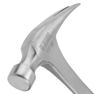 Молоток-гвоздодер 350 г, цельнометаллический, двухкомпонентная рукоятка Denzel по ценам производителя в Москве с доставкой по всей России