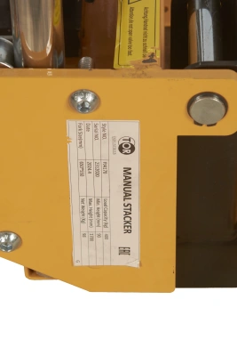 Штабелер гидравлический 0,4 т 1,7 м TOR PJ4170 облегченный по ценам производителя в Москве с доставкой по всей России