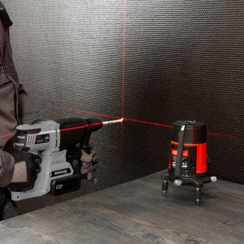 Лазерный уровень CRX-30R, 30 м, красный луч, батарейки, резьба 5/8" MTX по ценам производителя в Москве с доставкой по всей России