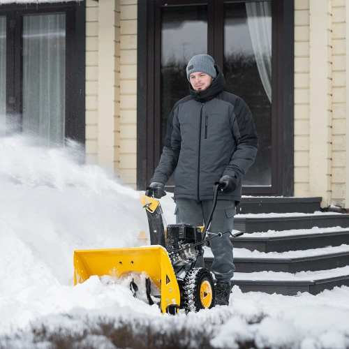 Бензиновая снегоуборочная машина SB 560, 212 cc, ручной старт Denzel по ценам производителя в Москве с доставкой по всей России