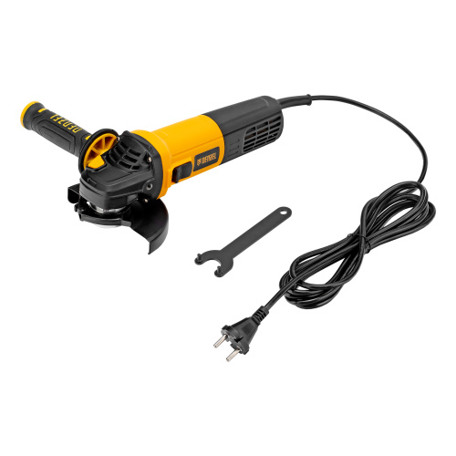 Машина шлифовальная угловая AG125-1500, 1500 Вт, 125 мм, 3000-11000 об/мин Denzel по ценам производителя в Москве с доставкой по всей России