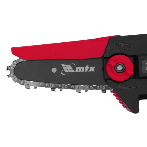 Цепная мини-пила аккумуляторная, MCS-100, шина 100 мм, Li-Ion, 20 В MTX по ценам производителя в Москве с доставкой по всей России