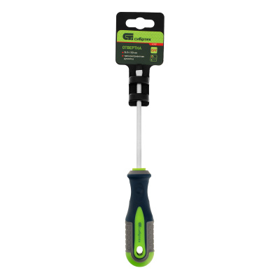 Отвертка, SL5 х 100 мм, CrV, трехкомпонентная рукоятка Сибртех по ценам производителя в Москве с доставкой по всей России