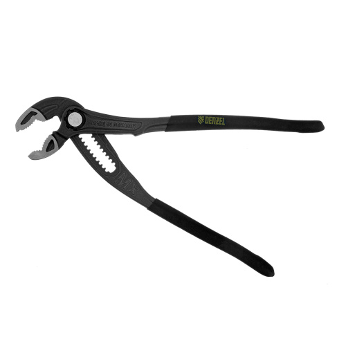Клещи переставные, кнопочный механизм, обливные рукоятки, 250 мм Denzel по ценам производителя в Москве с доставкой по всей России