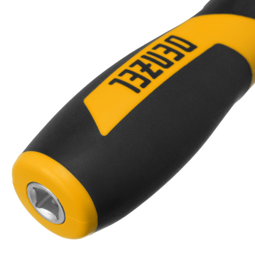 Набор инструментов, 1/2", 1/4", CrV, S2, пластиковый кейс, 84 предмета Denzel по ценам производителя в Москве с доставкой по всей России