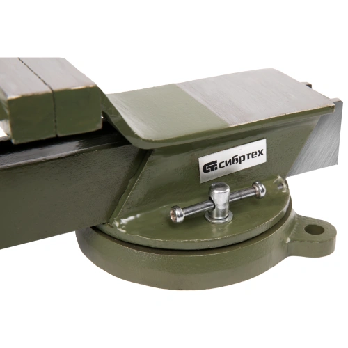 Тиски слесарные, 100 мм, стальные, поворотные Сибртех по ценам производителя в Москве с доставкой по всей России