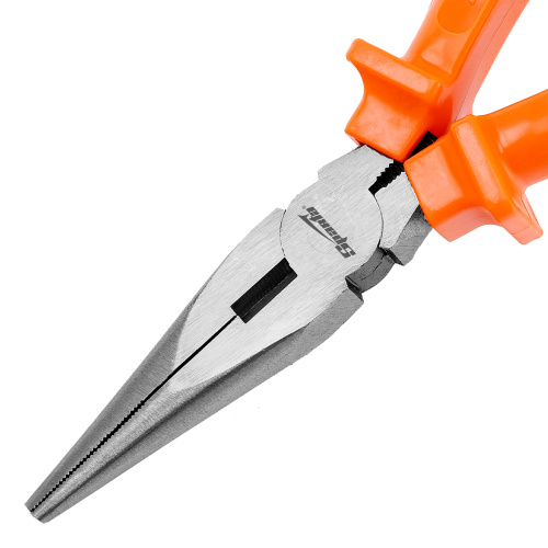 Длинногубцы прямые Classic, 180 мм, шлифованные, пластмассовые рукоятки Sparta по ценам производителя в Москве с доставкой по всей России