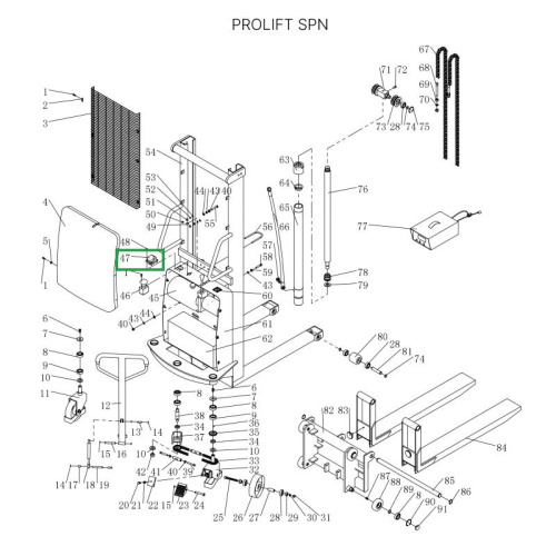 Зарядная розетка для штабелеров SPN по ценам производителя в Москве с доставкой по всей России