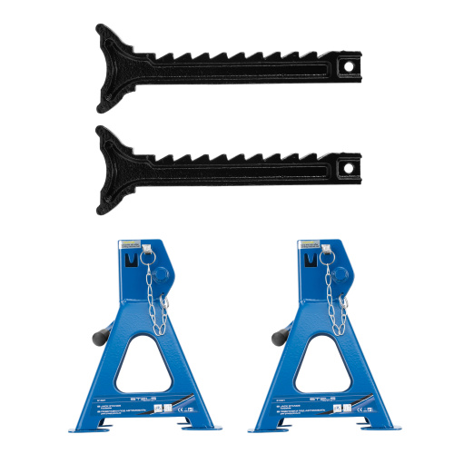 Подставки под автомобиль регулируемые, 2 т, H подъема 280-420 мм, 2 шт, Stels по ценам производителя в Москве с доставкой по всей России