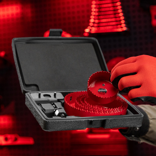 Набор кольцевых пил по дереву, 64-127 мм, 8 предметов Matrix по ценам производителя в Москве с доставкой по всей России