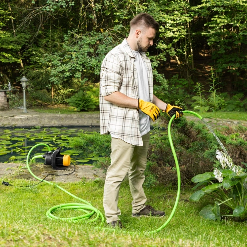 Садовый поверхностный насос GPL600, 600 Вт, 3000 л/ч, подъем 35 м, пластик Denzel по ценам производителя в Москве с доставкой по всей России