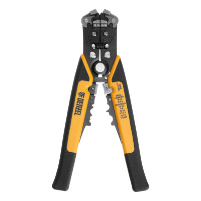 Щипцы для зачистки электропроводов 0,2-6 мм², функция обрезания проводов Denzel по ценам производителя в Москве с доставкой по всей России